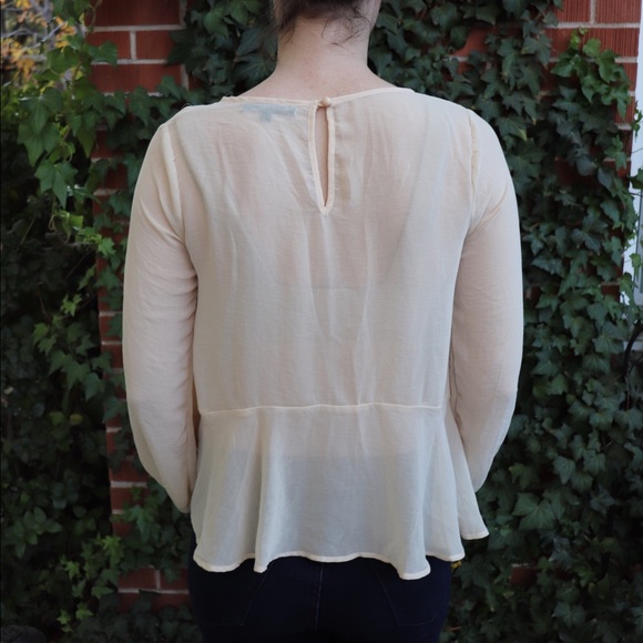 {Happening in the Present} sheer blouse - Picture 4 of 4